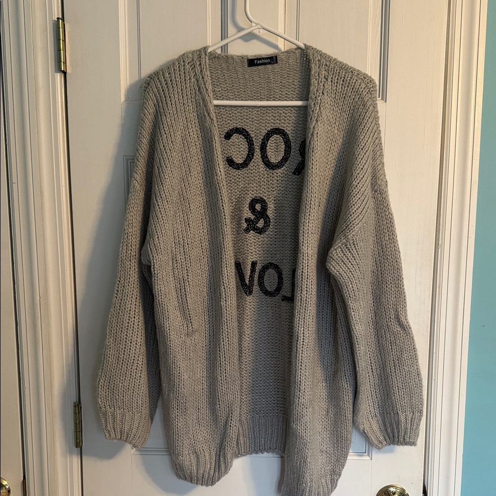 Cozy Women's Gray Cardigan